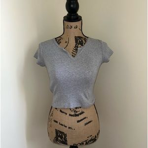 Women’s XS/S, Gray, Brandy Melville Crop Top